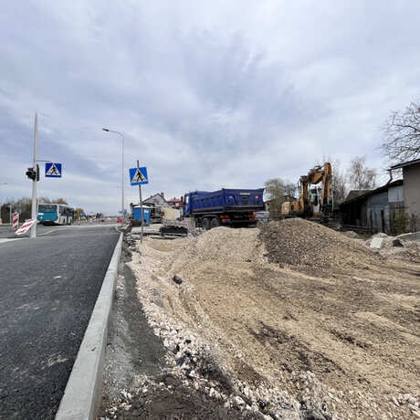 Przebudowa ul. Warszawskiej w Rzeszowie [listopad 2023] - fot 25
